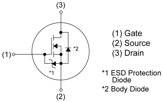 ROHM Semiconductor RA1C030LD WLCSP-MOSFET